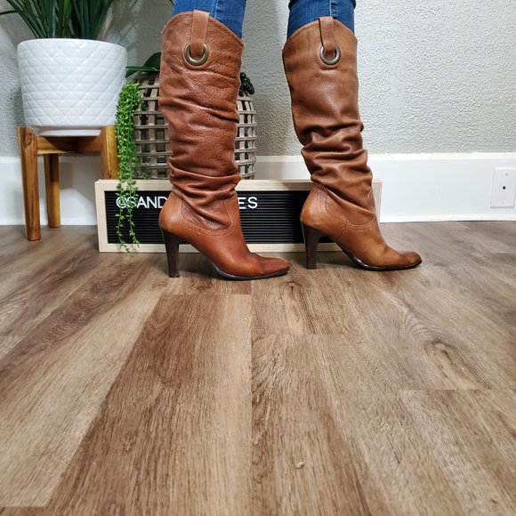 Matisse "Tasha" Cigar Brown Heeled Boots  Grommet/Pull tabs Size 8.5 - Picture 7 of 14